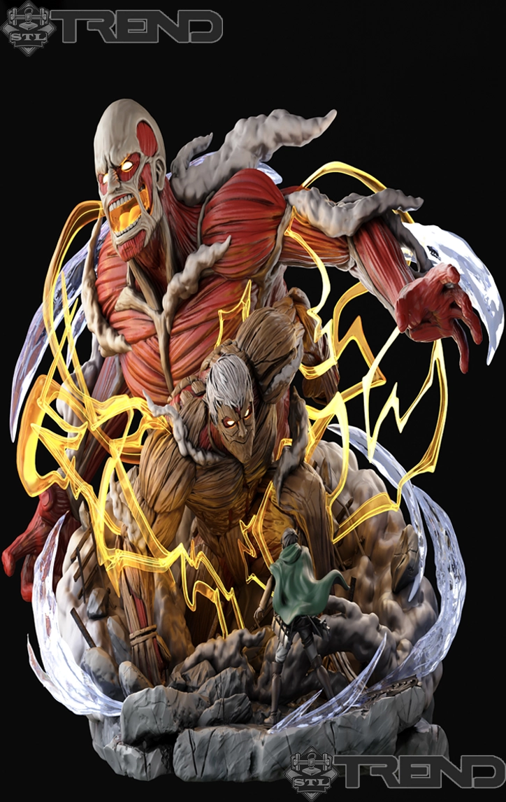 Attack on Titan Reveal 3D Print Model STL