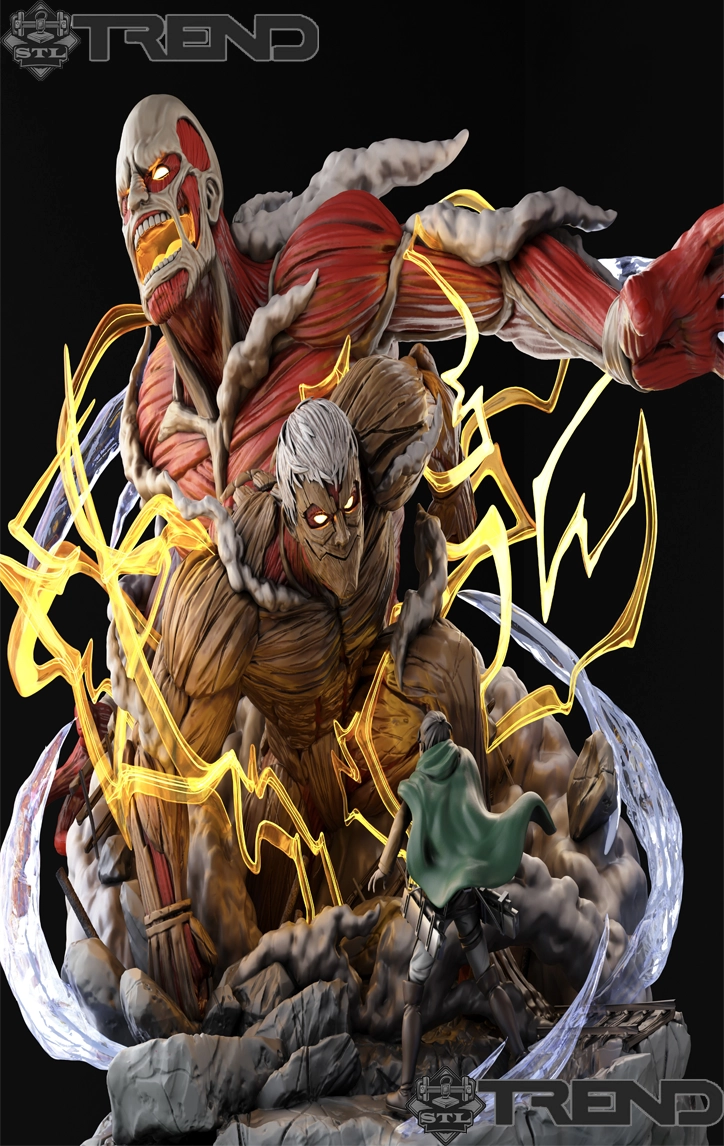 Attack on Titan Reveal 3D Print Model STL