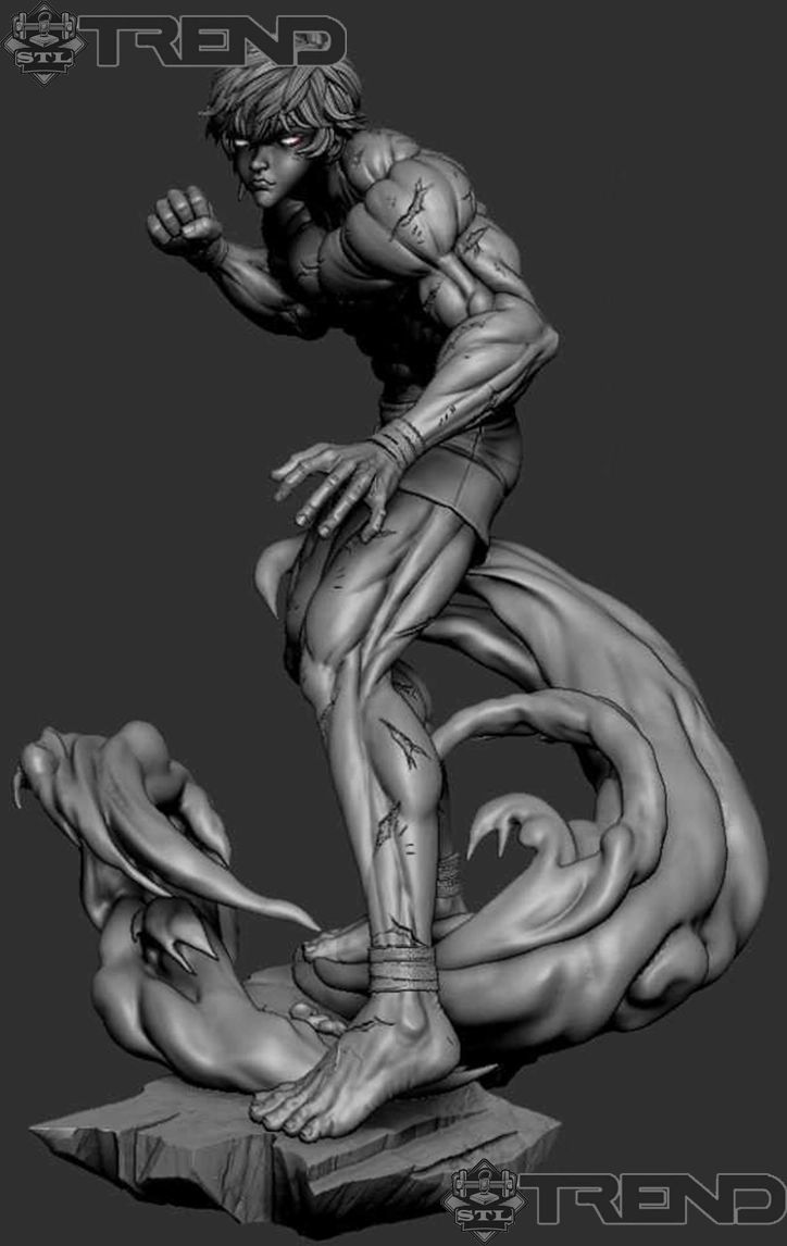 Baki Scar 3D Print Model STL