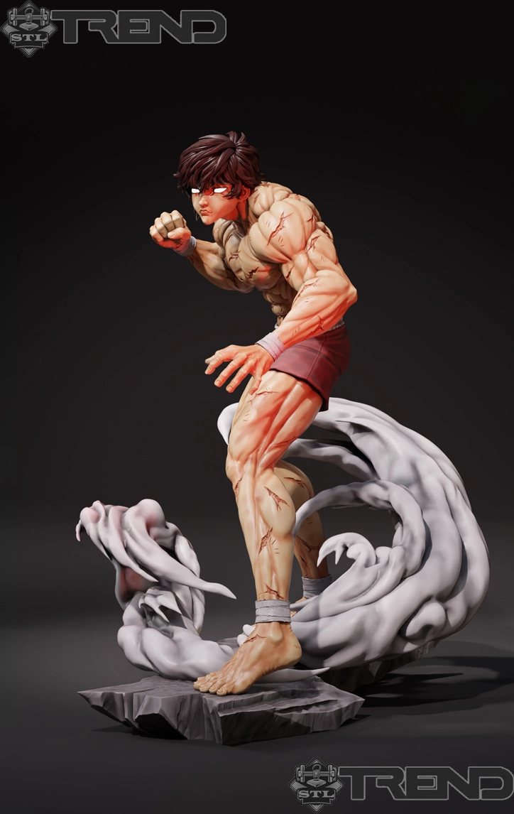 Baki Scar 3D Print Model STL - Image 3
