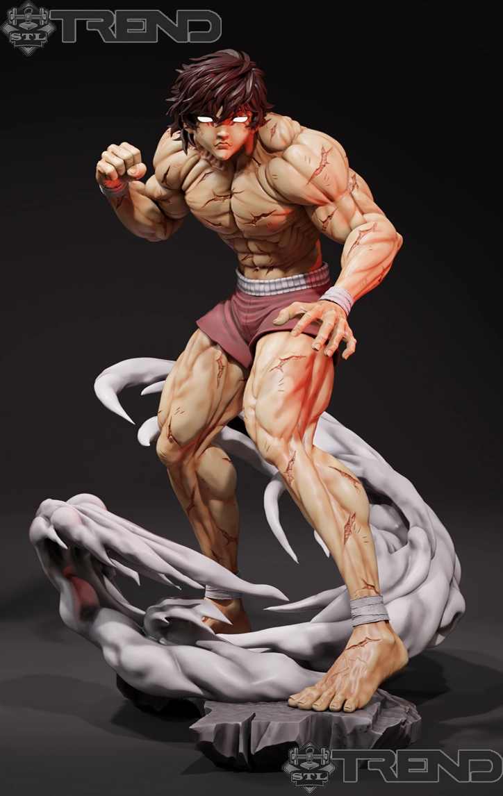 Baki Scar 3D Print Model STL