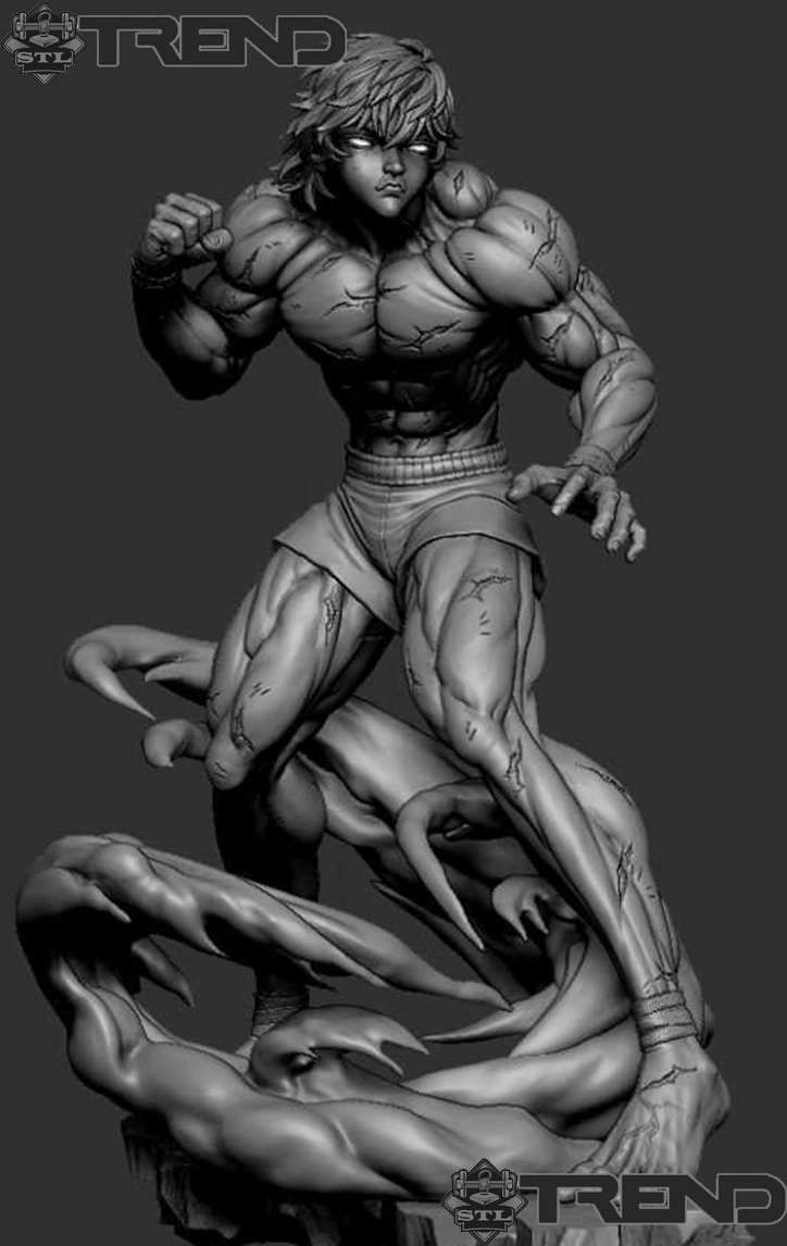 Baki Scar 3D Print Model STL