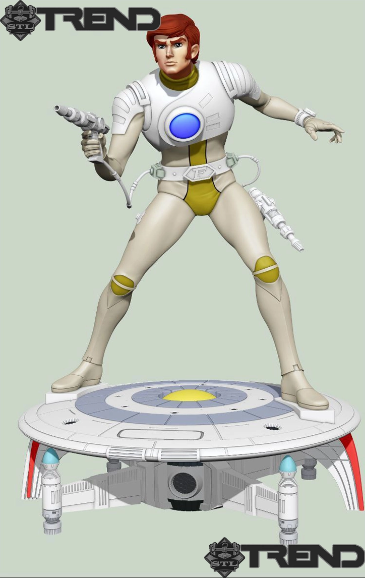 Captain Future 3D Print Model STL