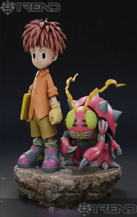 Digimon: Pack of 8 3D Printed Models (3MF & STL Files)