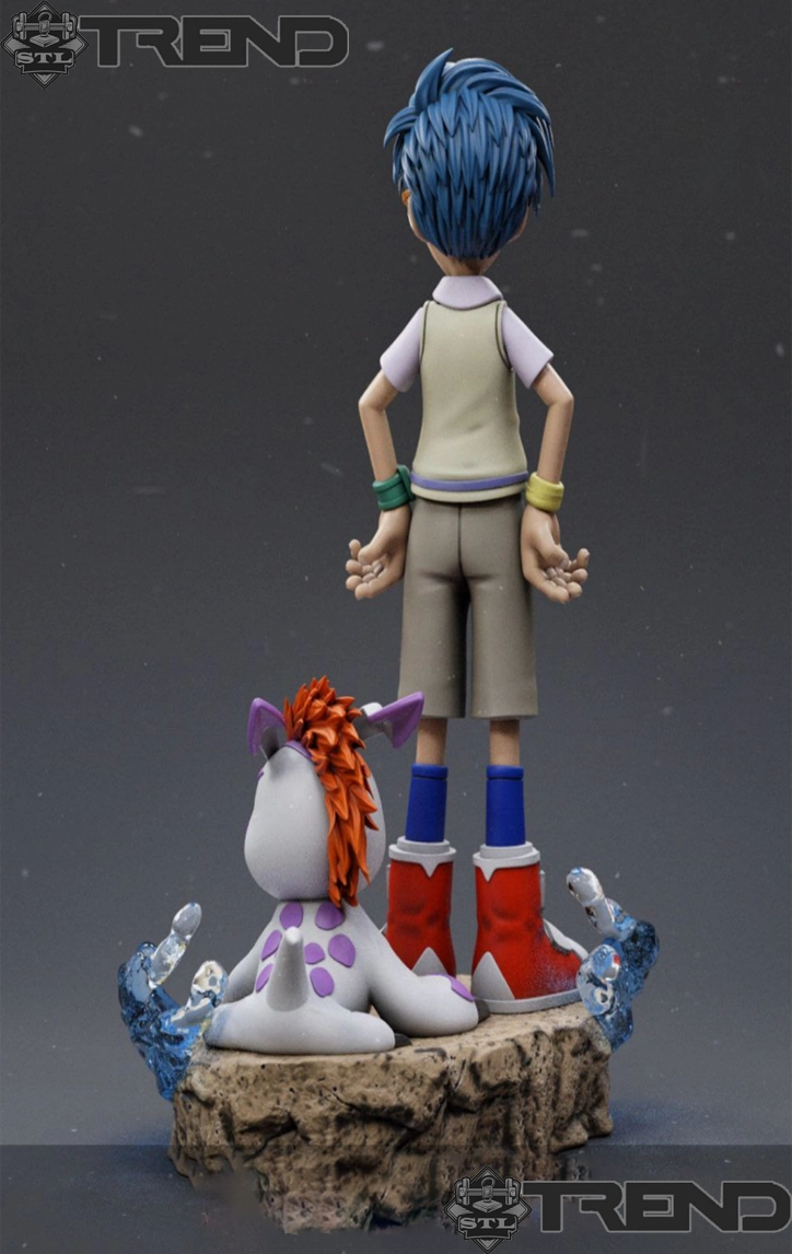 Digimon: Pack of 8 3D Printed Models (3MF & STL Files)