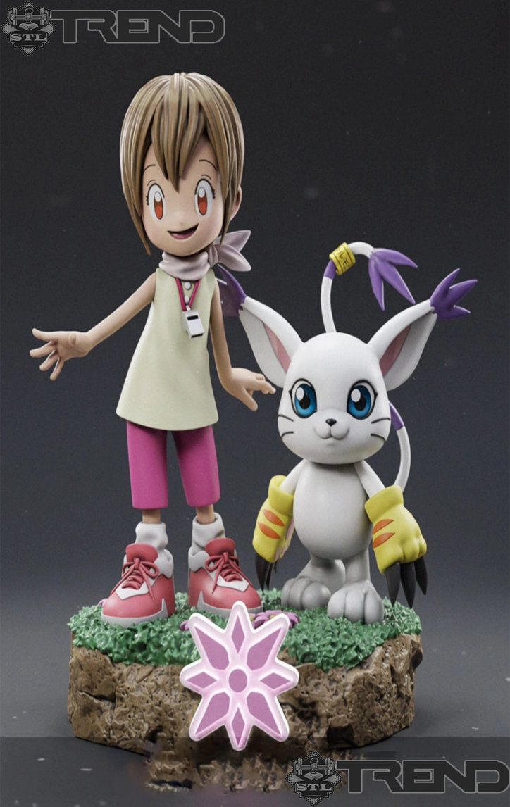 Digimon: Pack of 8 3D Printed Models (3MF & STL Files)