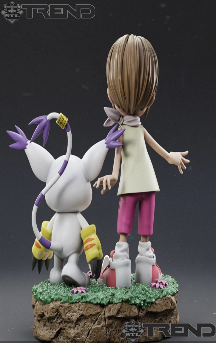 Digimon: Pack of 8 3D Printed Models (3MF & STL Files)