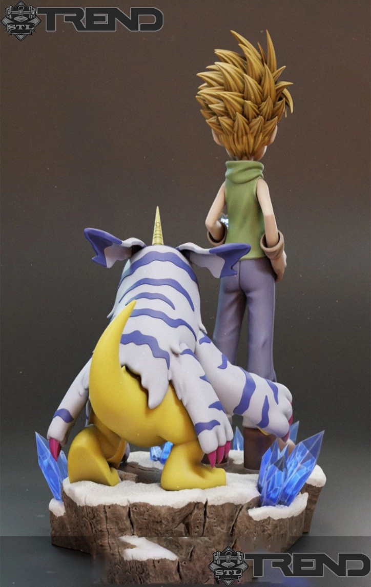 Digimon: Pack of 8 3D Printed Models (3MF & STL Files)