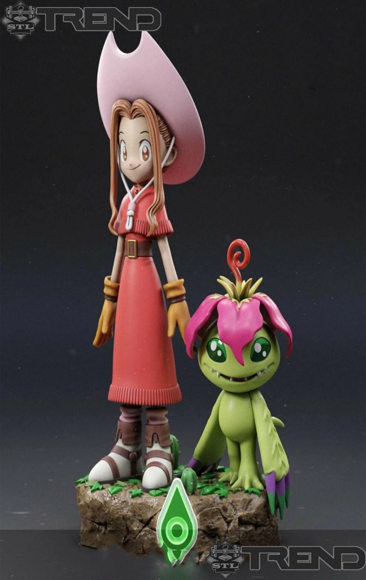 Digimon: Pack of 8 3D Printed Models (3MF & STL Files)