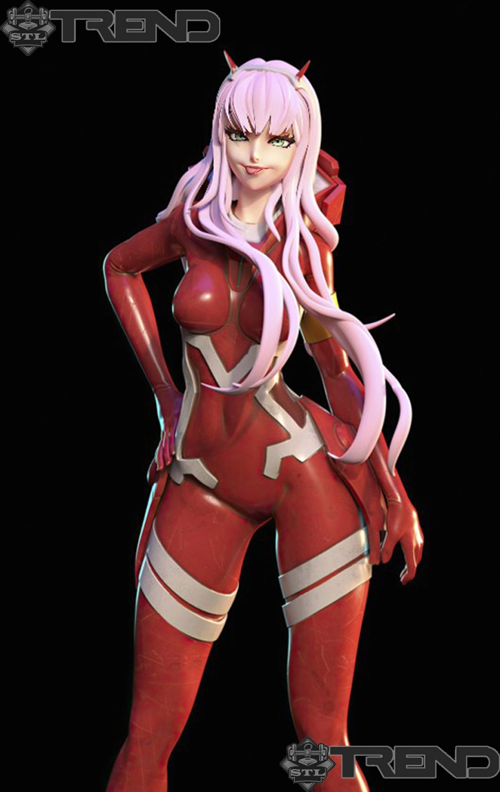 Zero Two Darling in the Franxx 3D Print Model STL