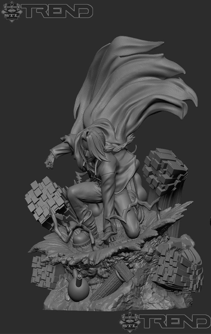 Edward Elric Philosopher’s Stone STL 3D Print Model