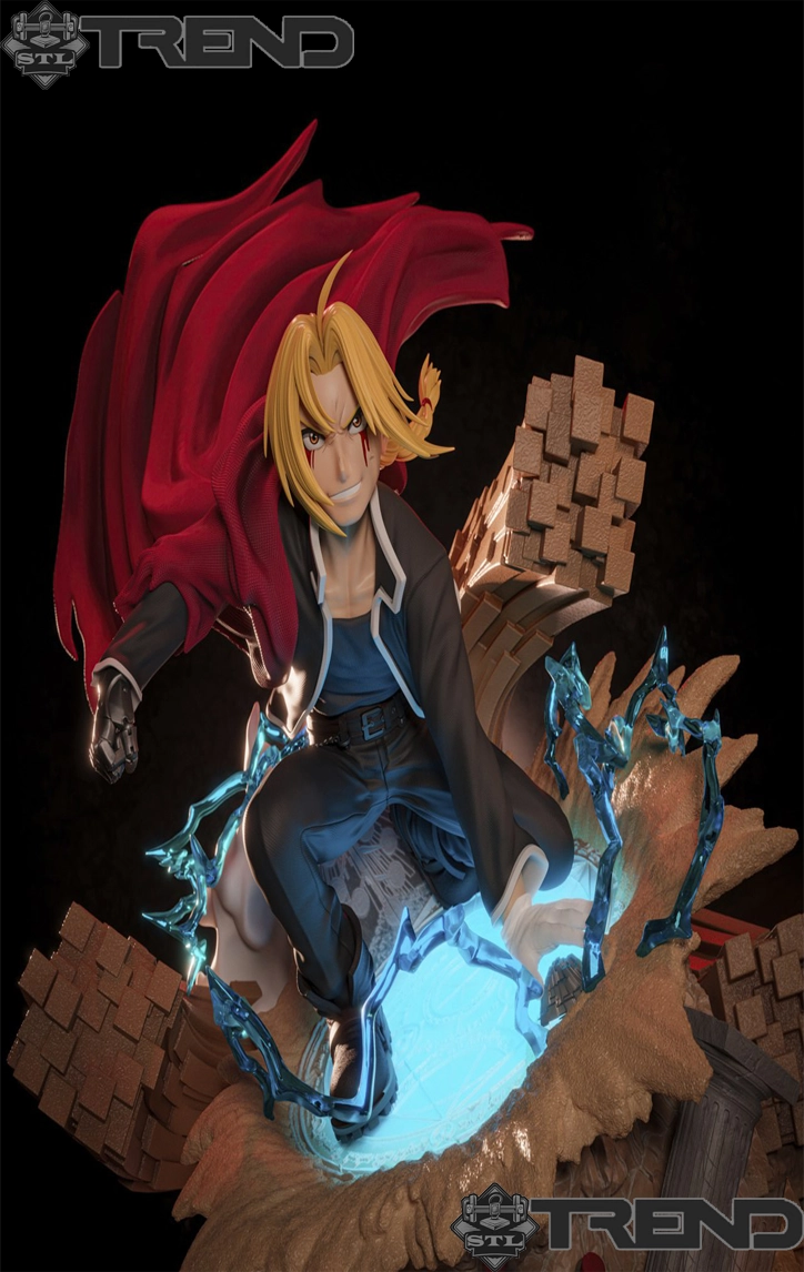 Edward Elric Philosopher’s Stone STL 3D Print Model