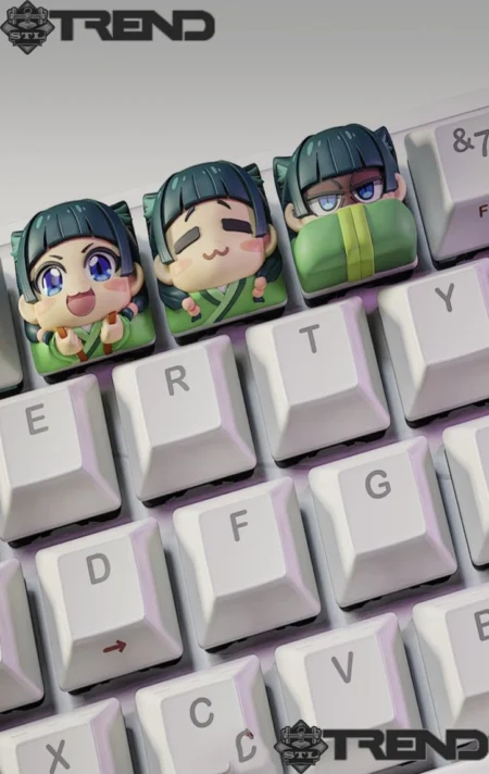 Frieren, Anya & Maomao Keycap 3D Print Model STL Pack