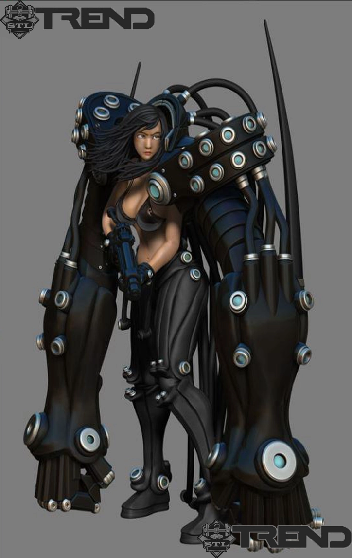 Gantz Diorama 3D Print Model STL