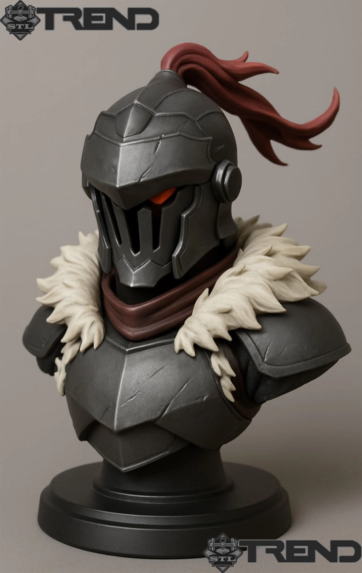 Goblin Slayer Bust 3D Print Model STL