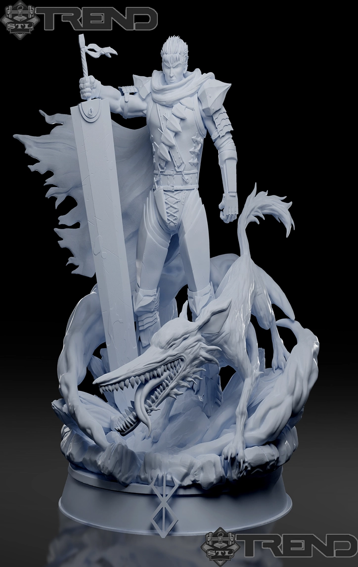 Guts and Beast Berserk 3D Print Model STL
