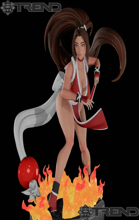 Mai Shiranui 3D Print Model STL