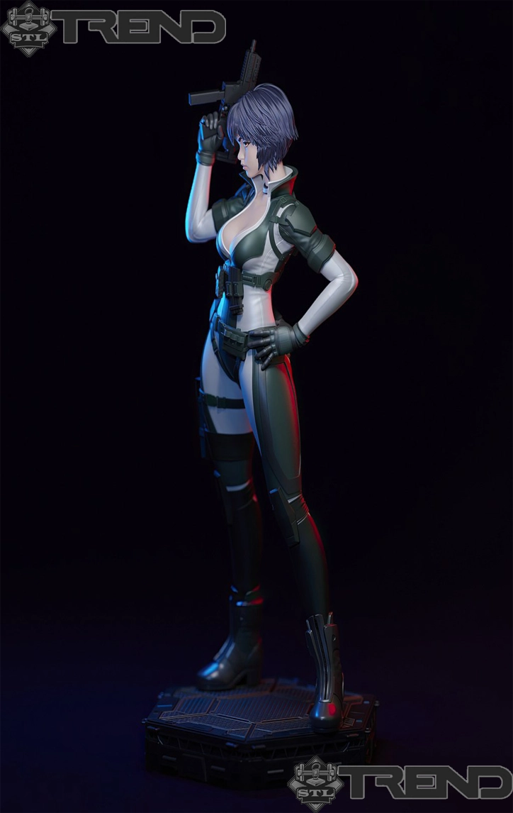 Motoko Kusanagi Battle Version STL Files