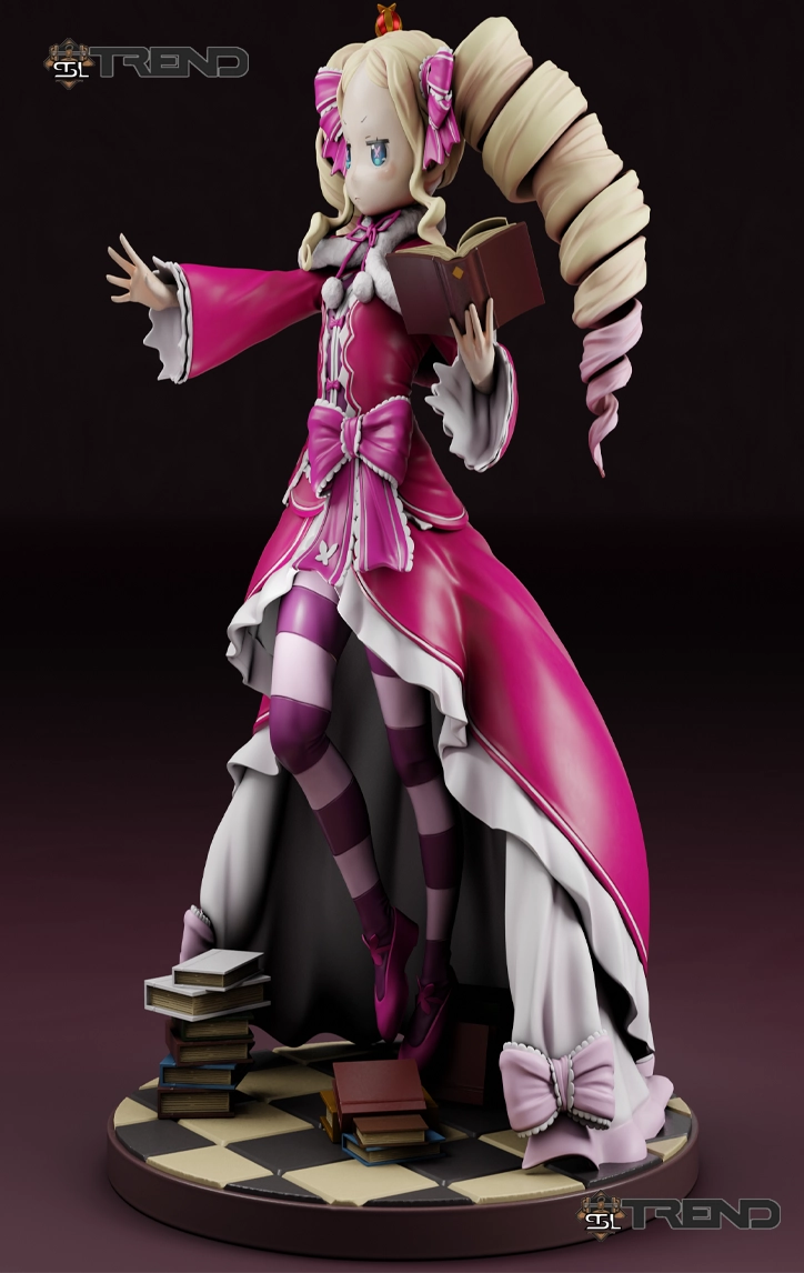 Beatrice Statue STL File