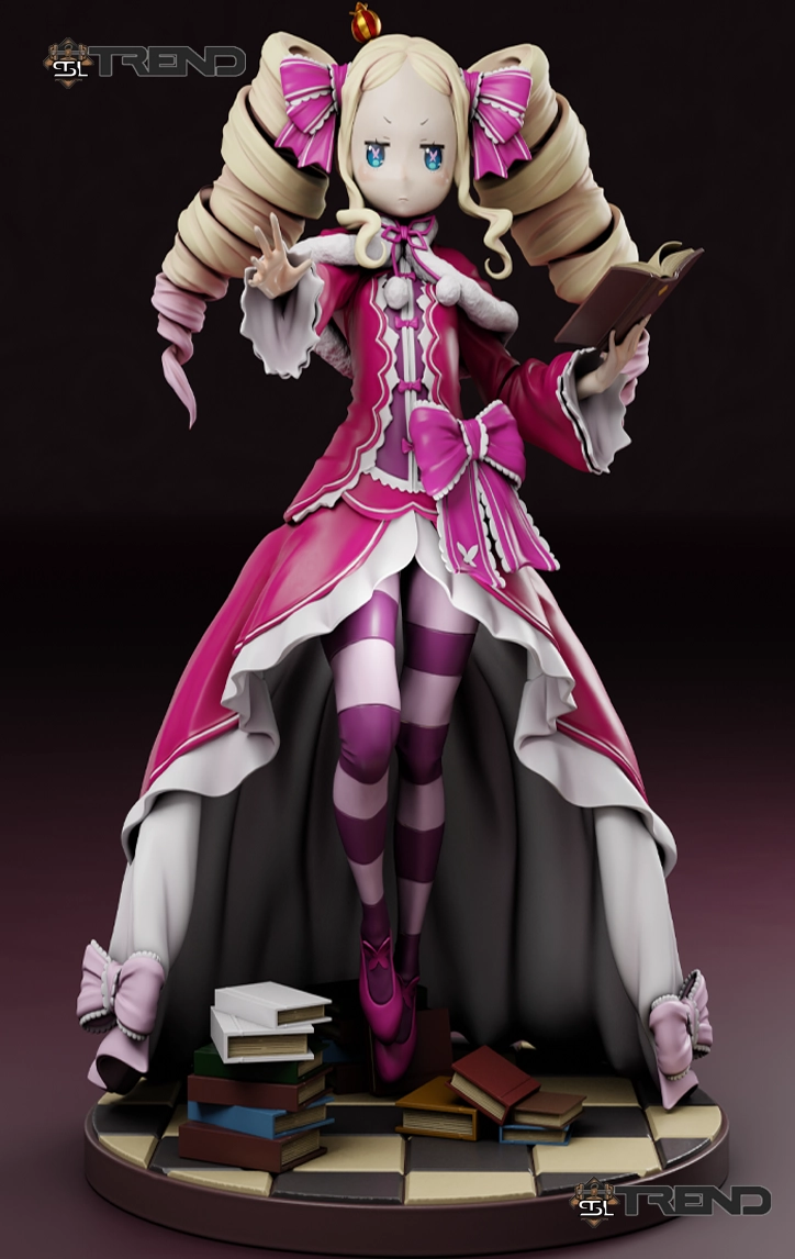 Beatrice Statue STL File