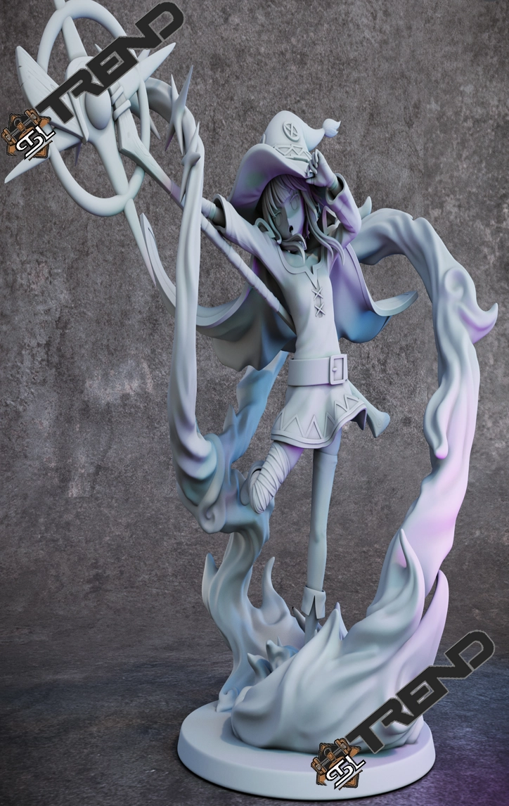 Megumin and Magic Konosuba STL File