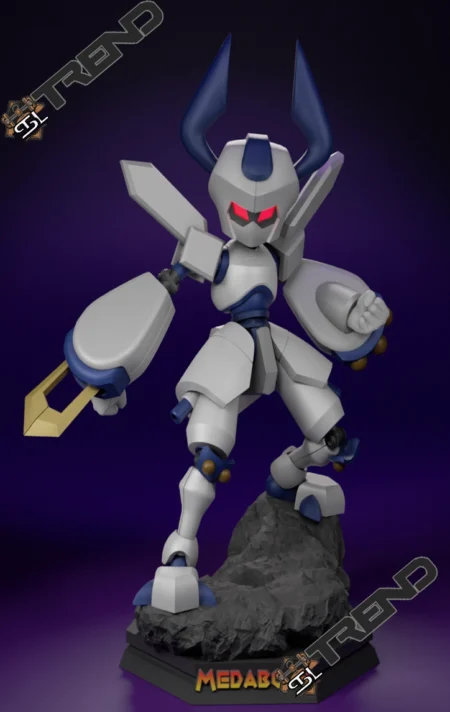 Rokusho Medabots STL File Mecha Samurai 3D Print Model for Collectors Anime Fans