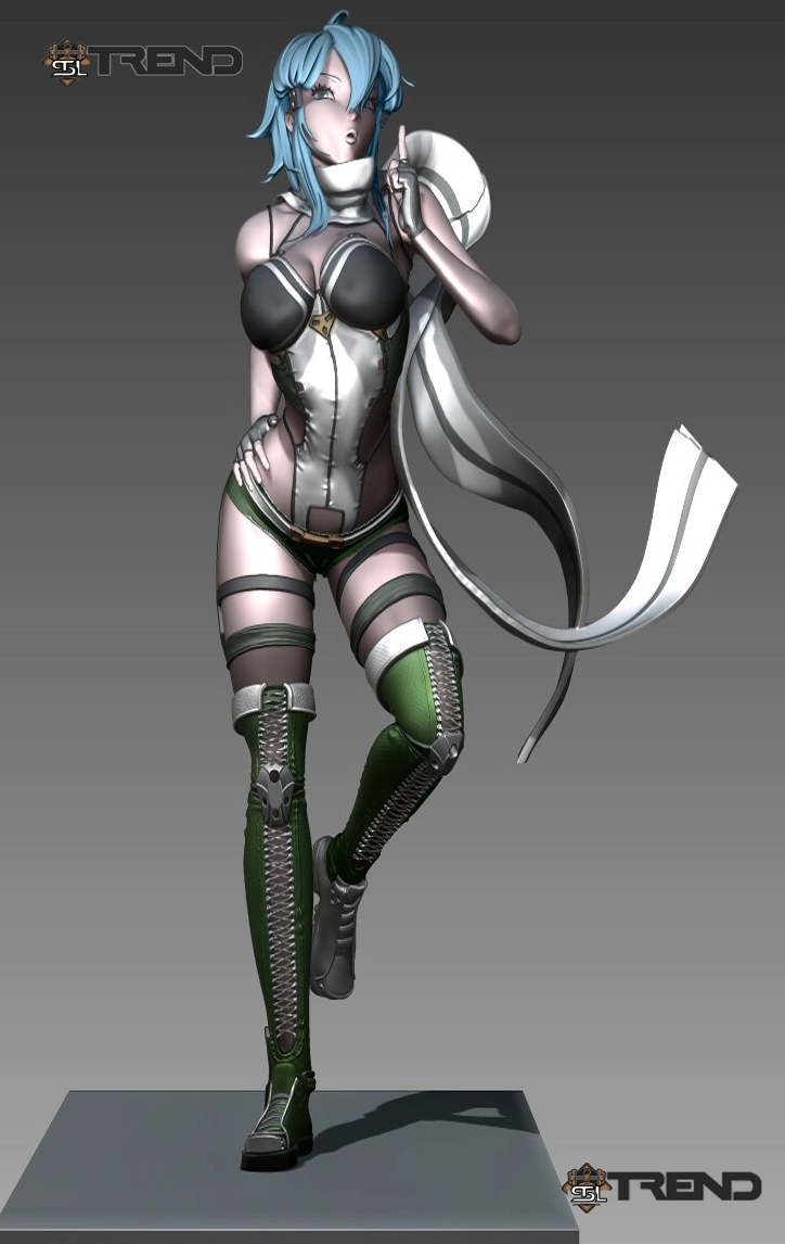 Sinon Sword Art Online 3D Print STL