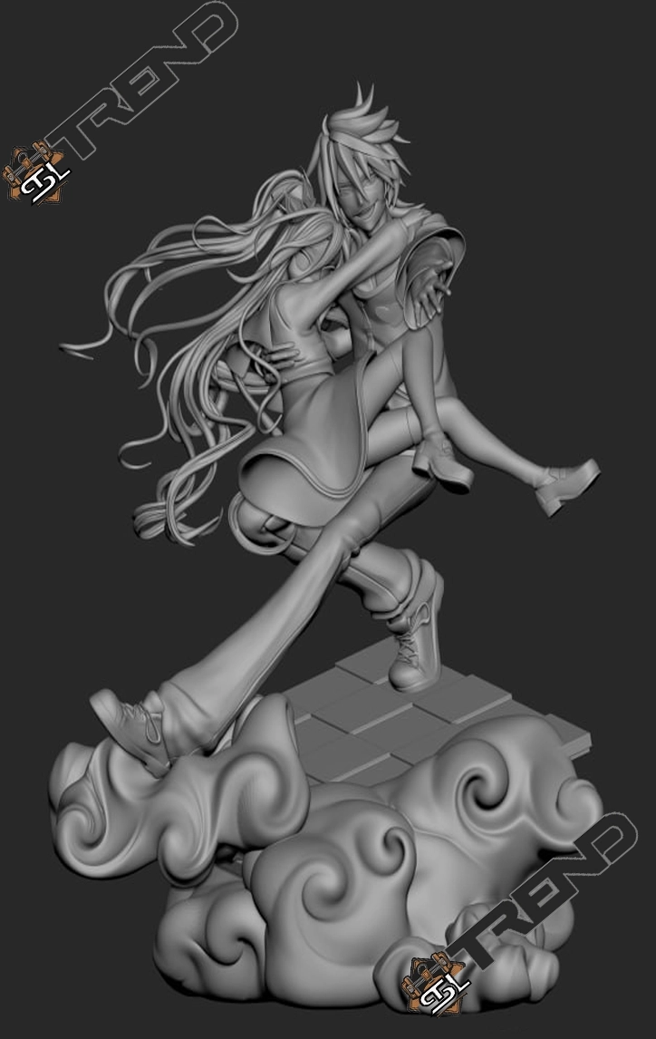 Sora and Shiro No Game No Life STL File