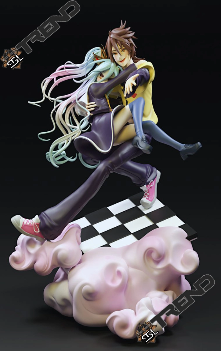 Sora and Shiro No Game No Life STL File