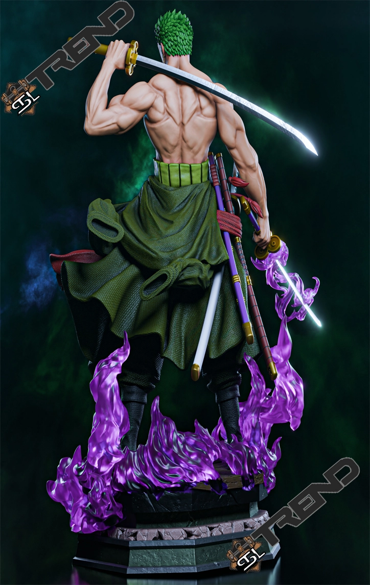 Zoro One Piece Fullsize STL File