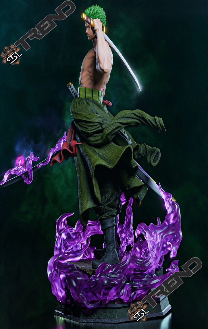Zoro One Piece Fullsize STL File