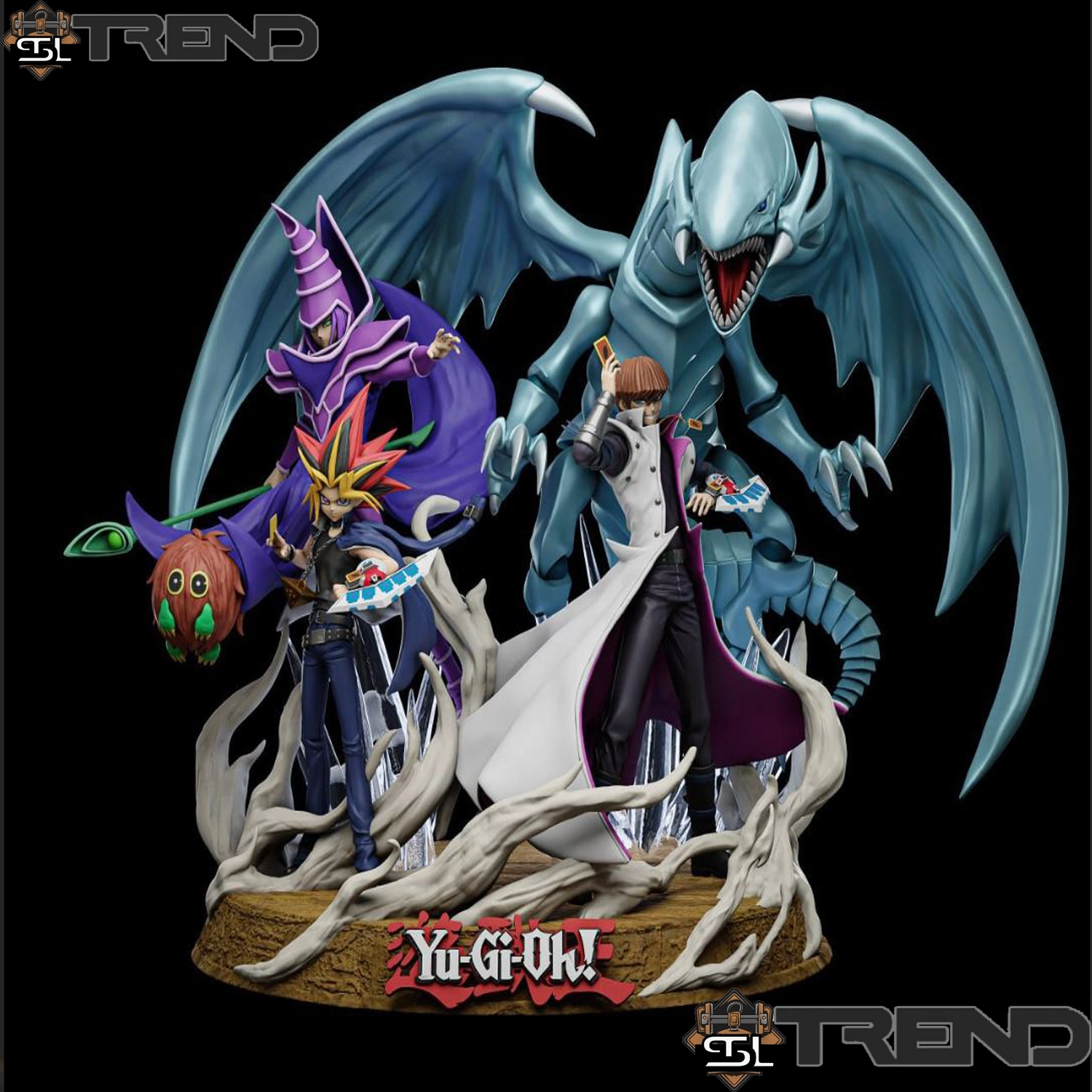 Yu Gi Oh Diorama 3D Model Sculpture
