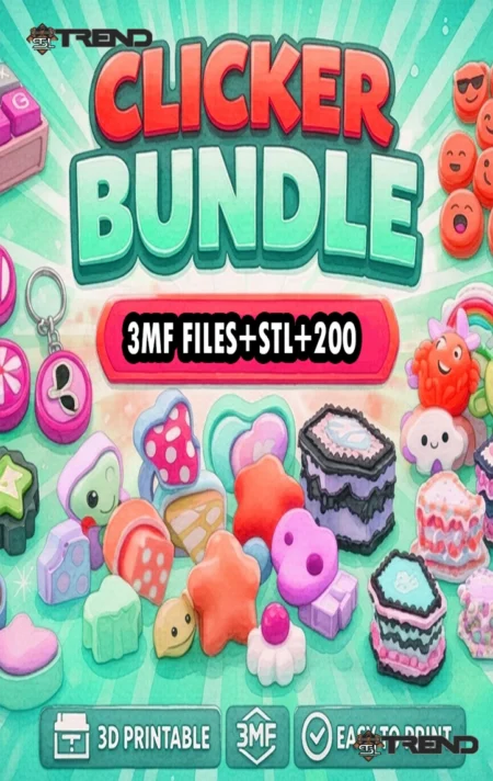 Fidget Clicker Toys STL Bundle